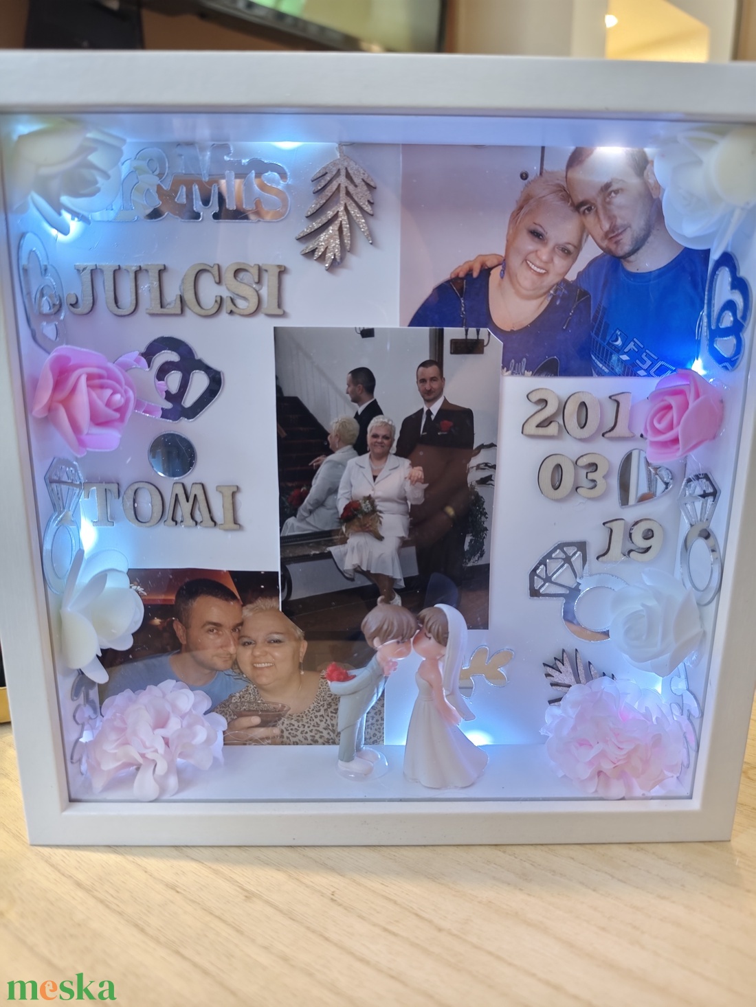Emlék vilagitó képkeret  - otthon & életmód - dekoráció - kép & falikép - képkeret - Meska.hu