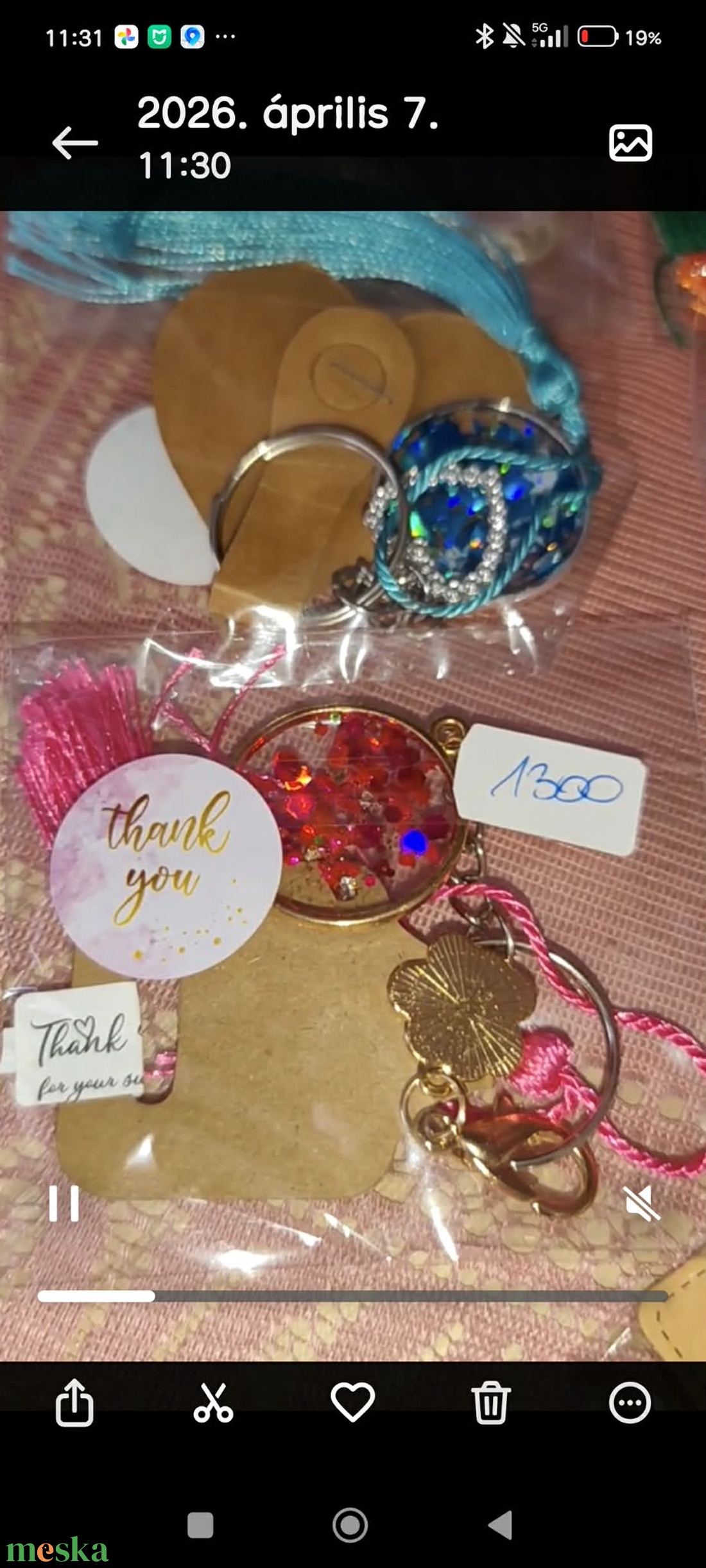 Szépséges kulcstartók - táska & tok - kulcstartó & táskadísz - kulcstartó - Meska.hu