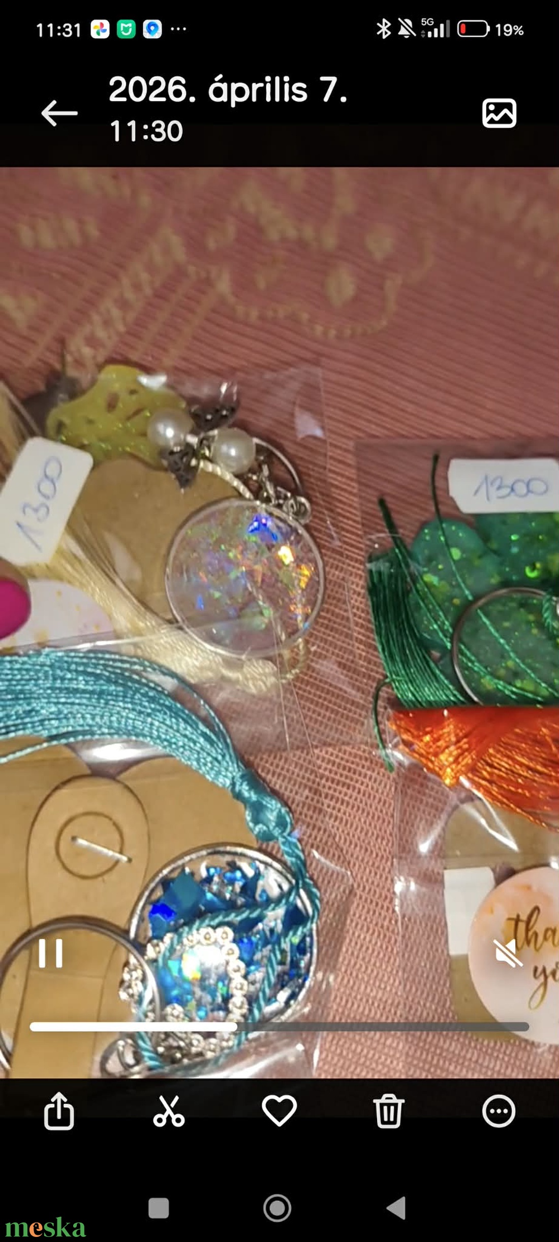 Szépséges kulcstartók - táska & tok - kulcstartó & táskadísz - kulcstartó - Meska.hu