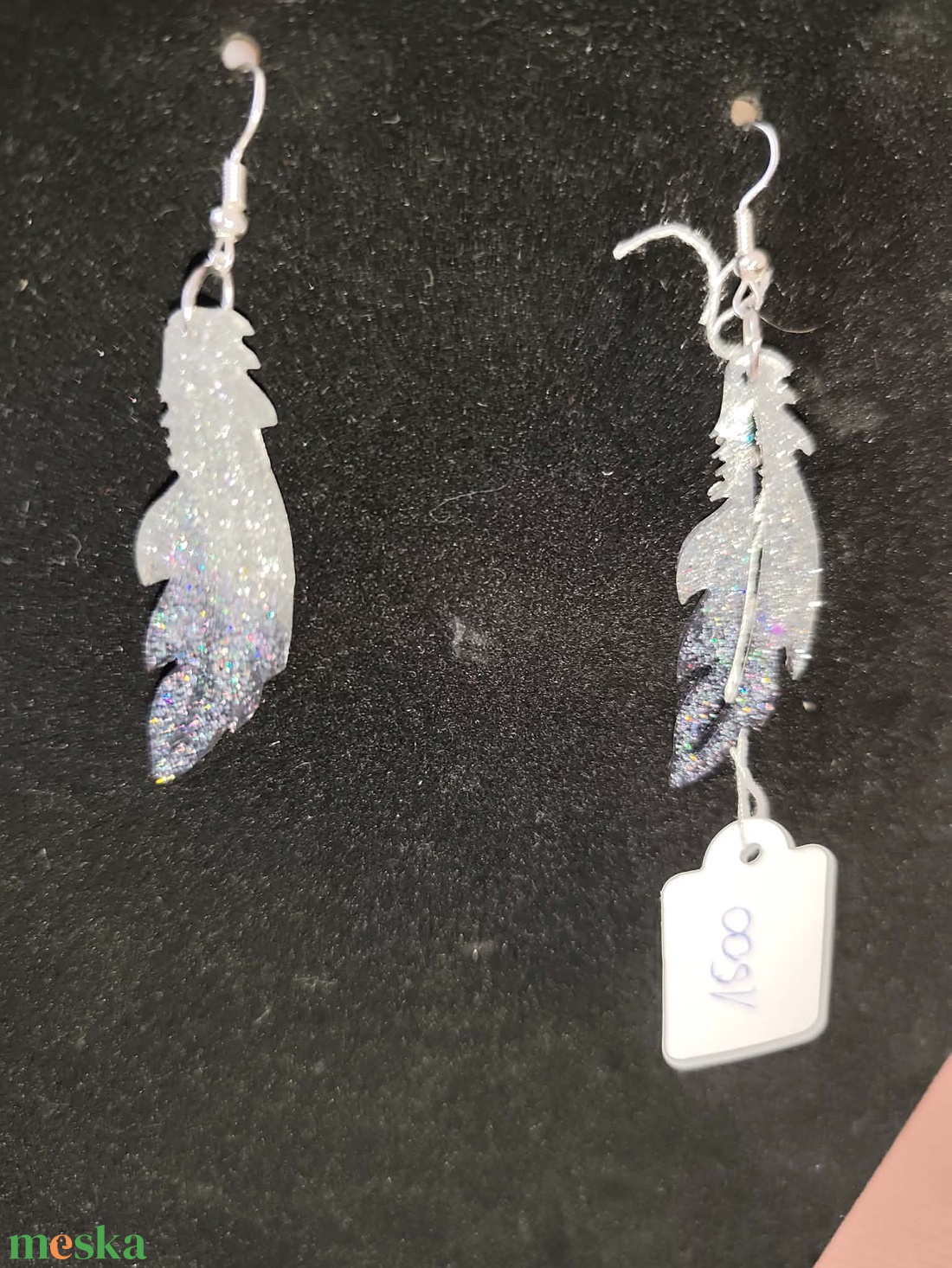 Toll alakú fülbevalók - ékszer - fülbevaló - lógó fülbevaló - Meska.hu