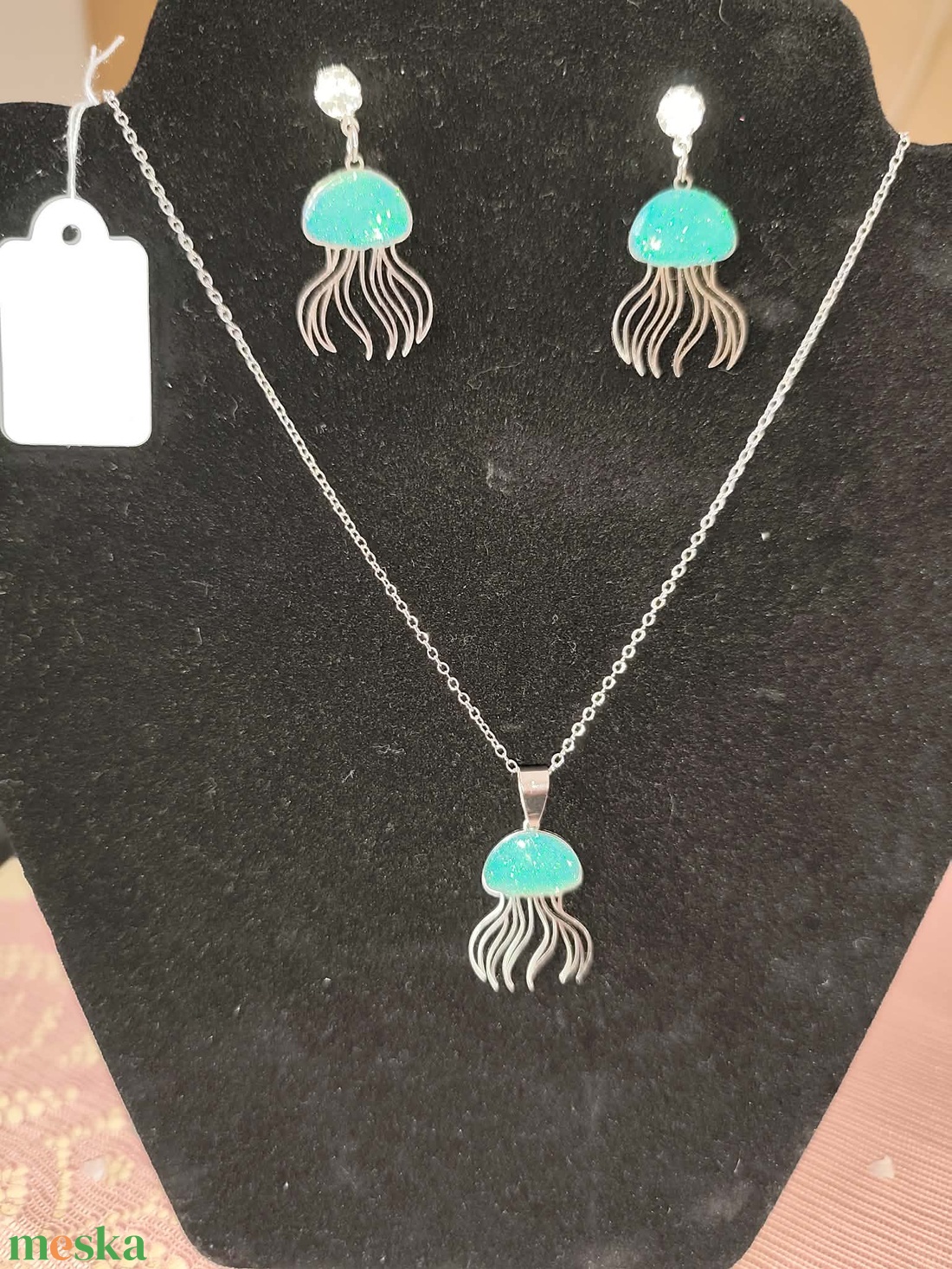 Medúza ékszerszett - ékszer - ékszerszett - Meska.hu