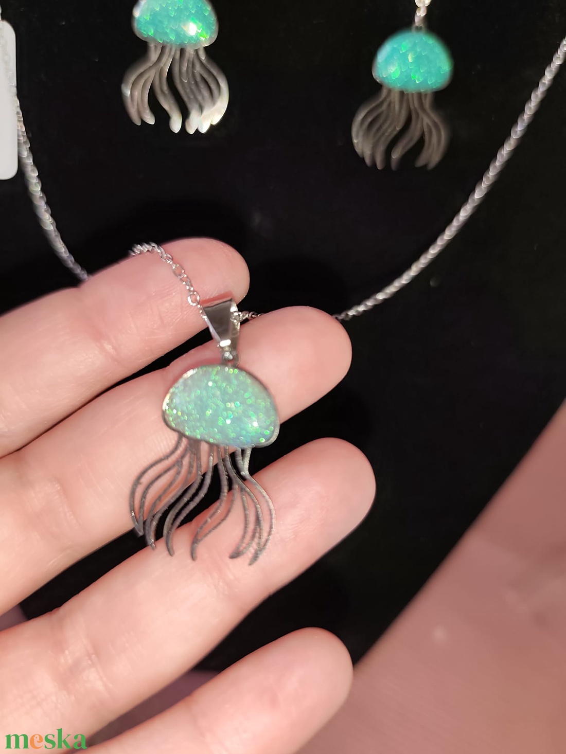 Medúza ékszerszett - ékszer - ékszerszett - Meska.hu