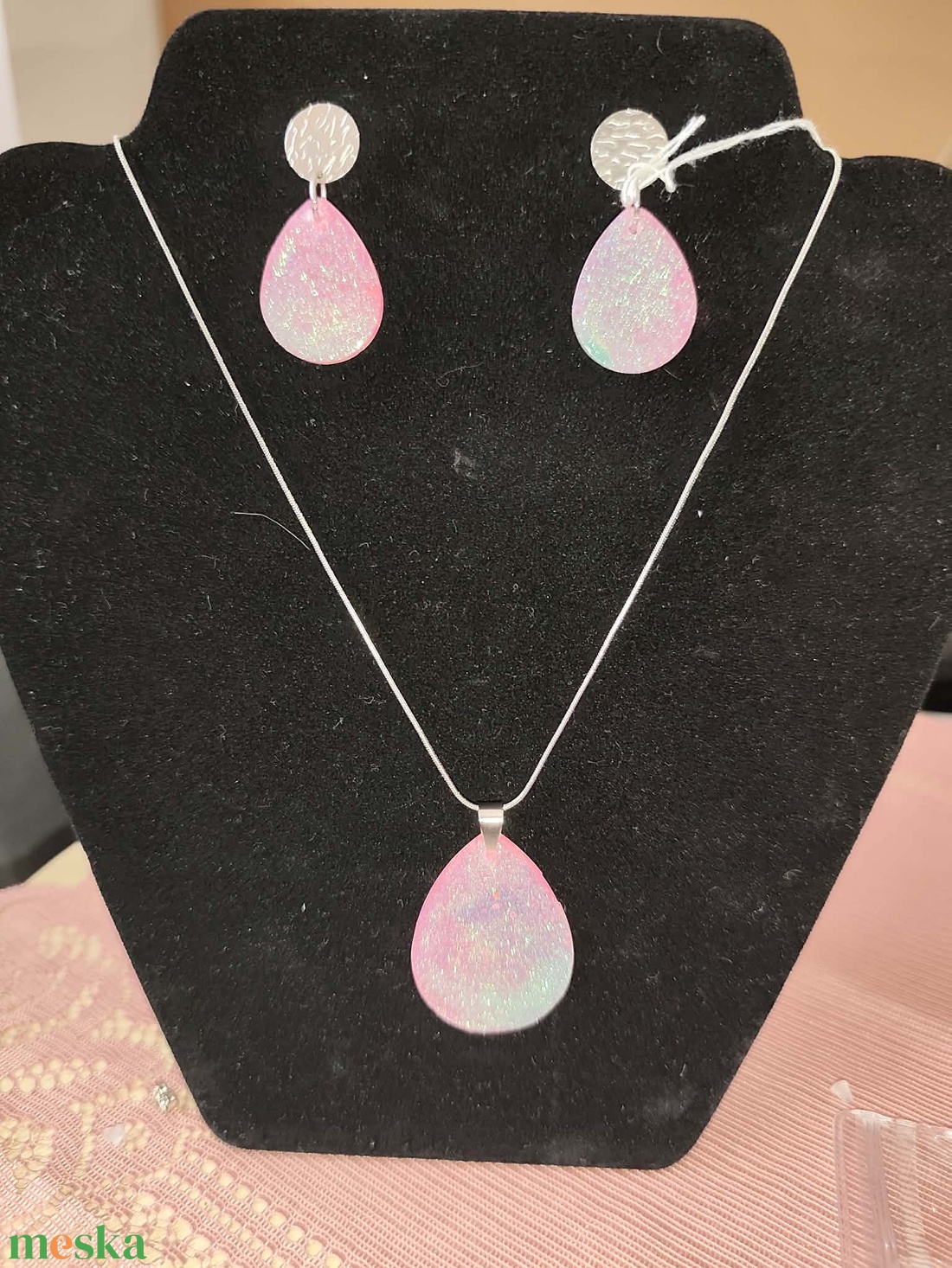 Szivárványos ékszerszett - ékszer - ékszerszett - Meska.hu