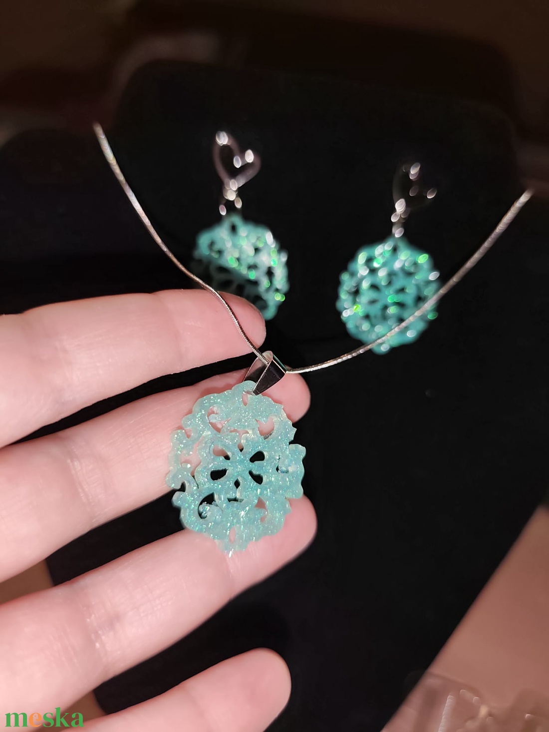 Tűrkíz ékszerszett - ékszer - ékszerszett - Meska.hu