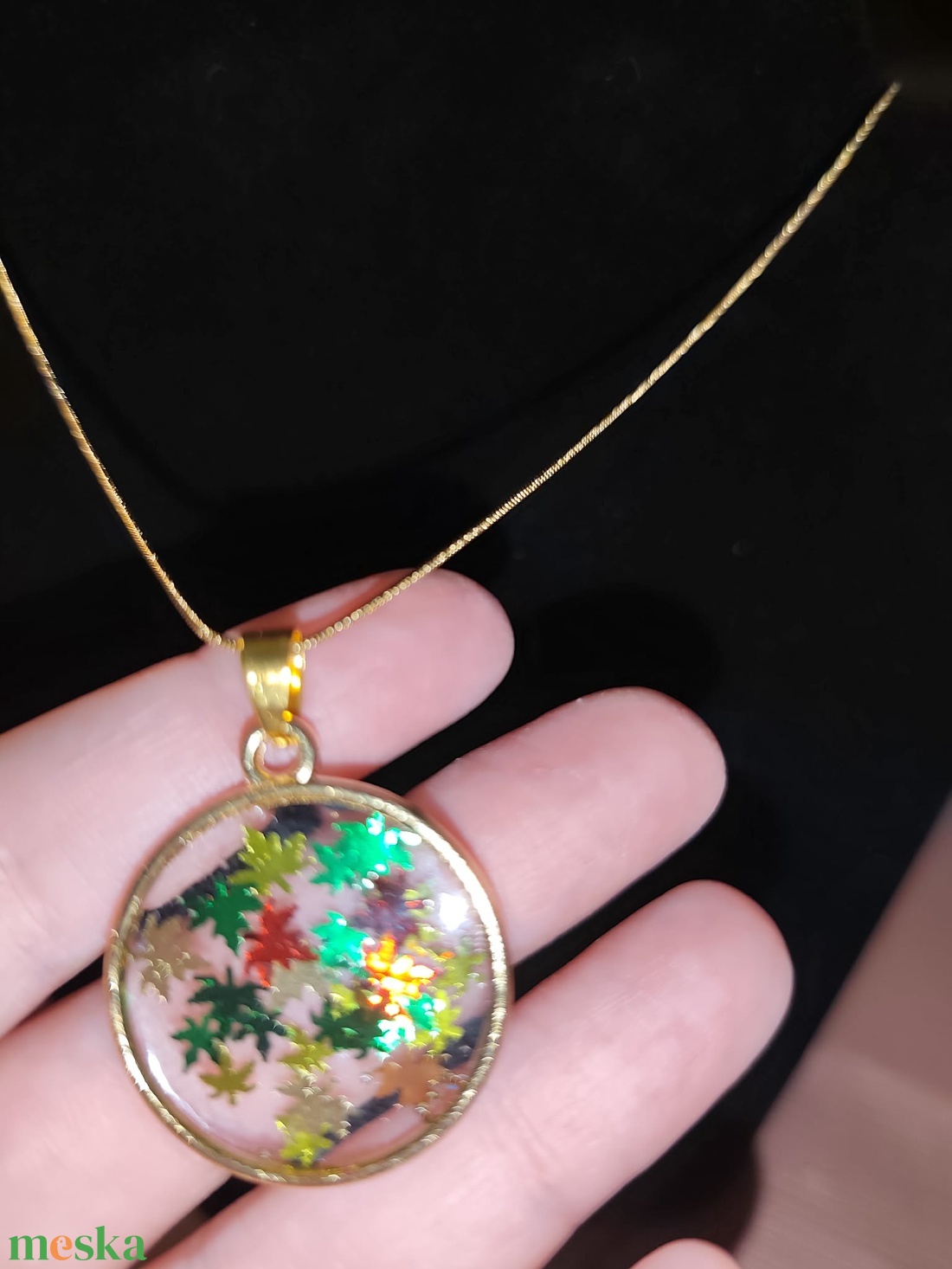 4 évszak ihlette nyaklánc - ékszer - nyaklánc - medálos nyaklánc - Meska.hu