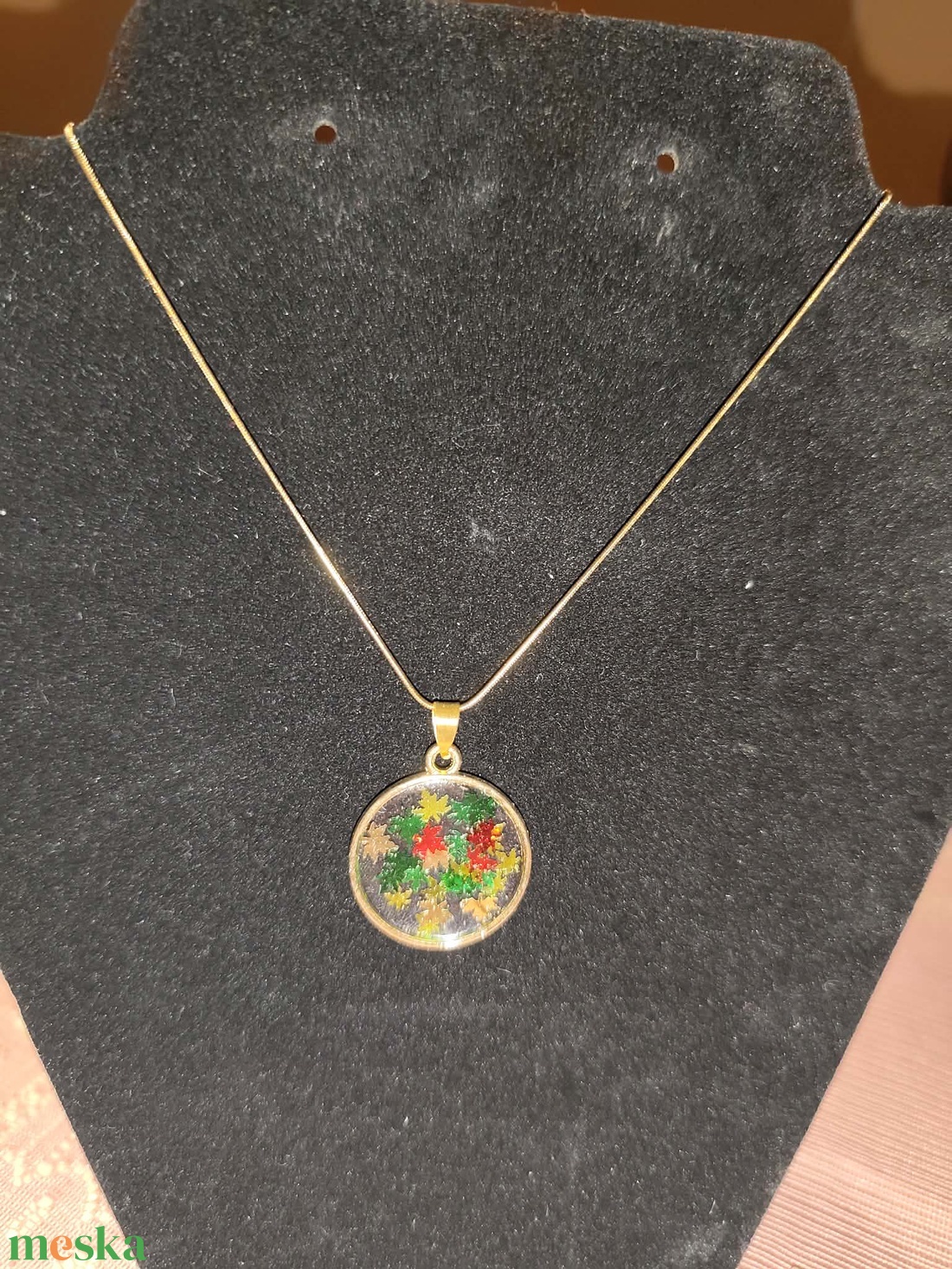 4 évszak ihlette nyaklánc - ékszer - nyaklánc - medálos nyaklánc - Meska.hu