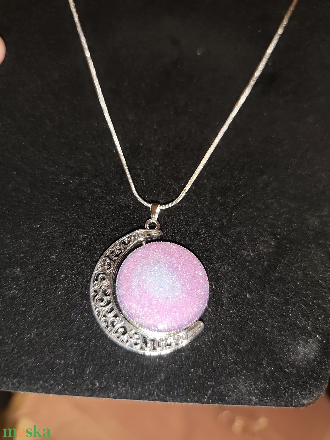 Forgatható színátmenetes nyaklánc - ékszer - nyaklánc - medálos nyaklánc - Meska.hu