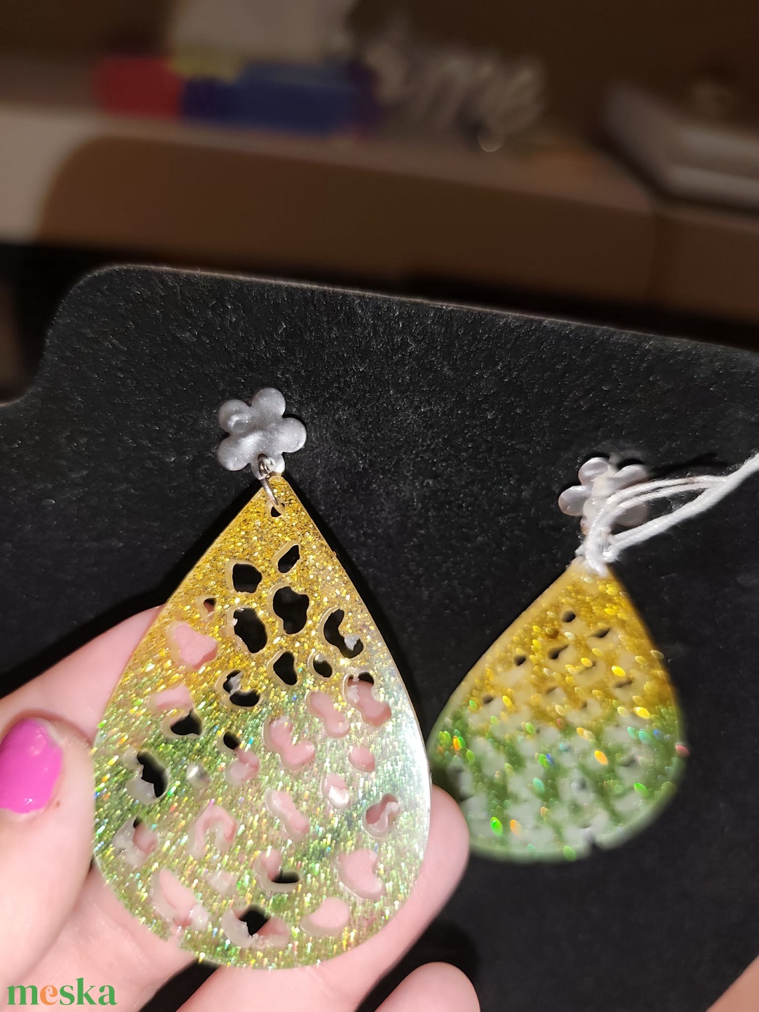 Szépséges nyári fülbevaló - ékszer - fülbevaló - lógó fülbevaló - Meska.hu