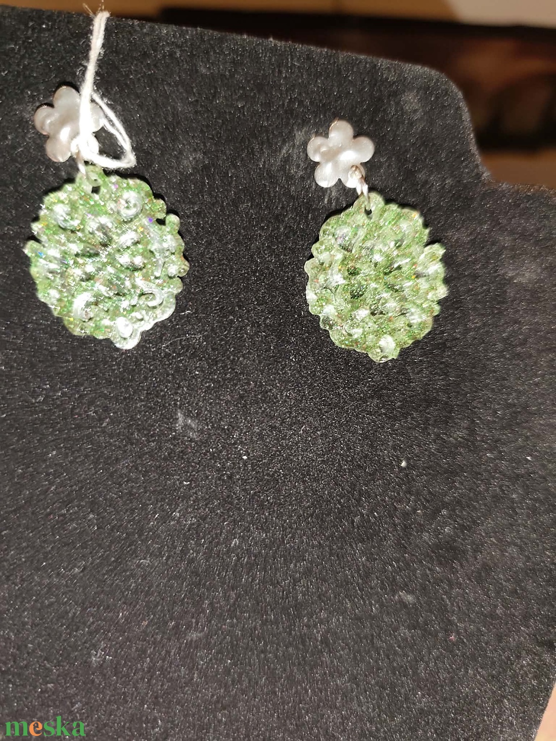 Különleges keleti stílusú fülbevaló - ékszer - fülbevaló - lógó fülbevaló - Meska.hu