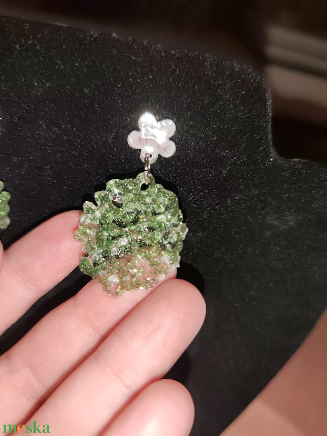 Különleges keleti stílusú fülbevaló - ékszer - fülbevaló - lógó fülbevaló - Meska.hu