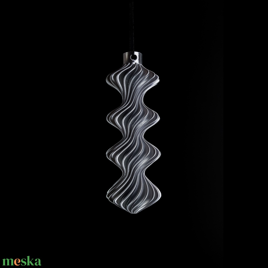 Négyes csavart karácsonyfadísz - karácsony - karácsonyi lakásdekoráció - karácsonyfadíszek - Meska.hu