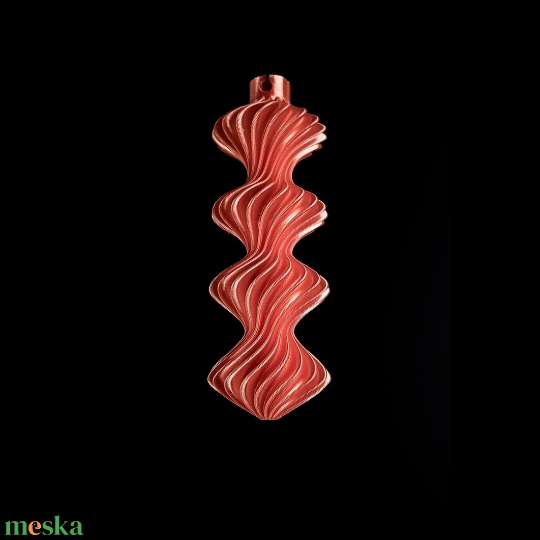 Négyes csavart karácsonyfadísz - karácsony - karácsonyi lakásdekoráció - karácsonyfadíszek - Meska.hu