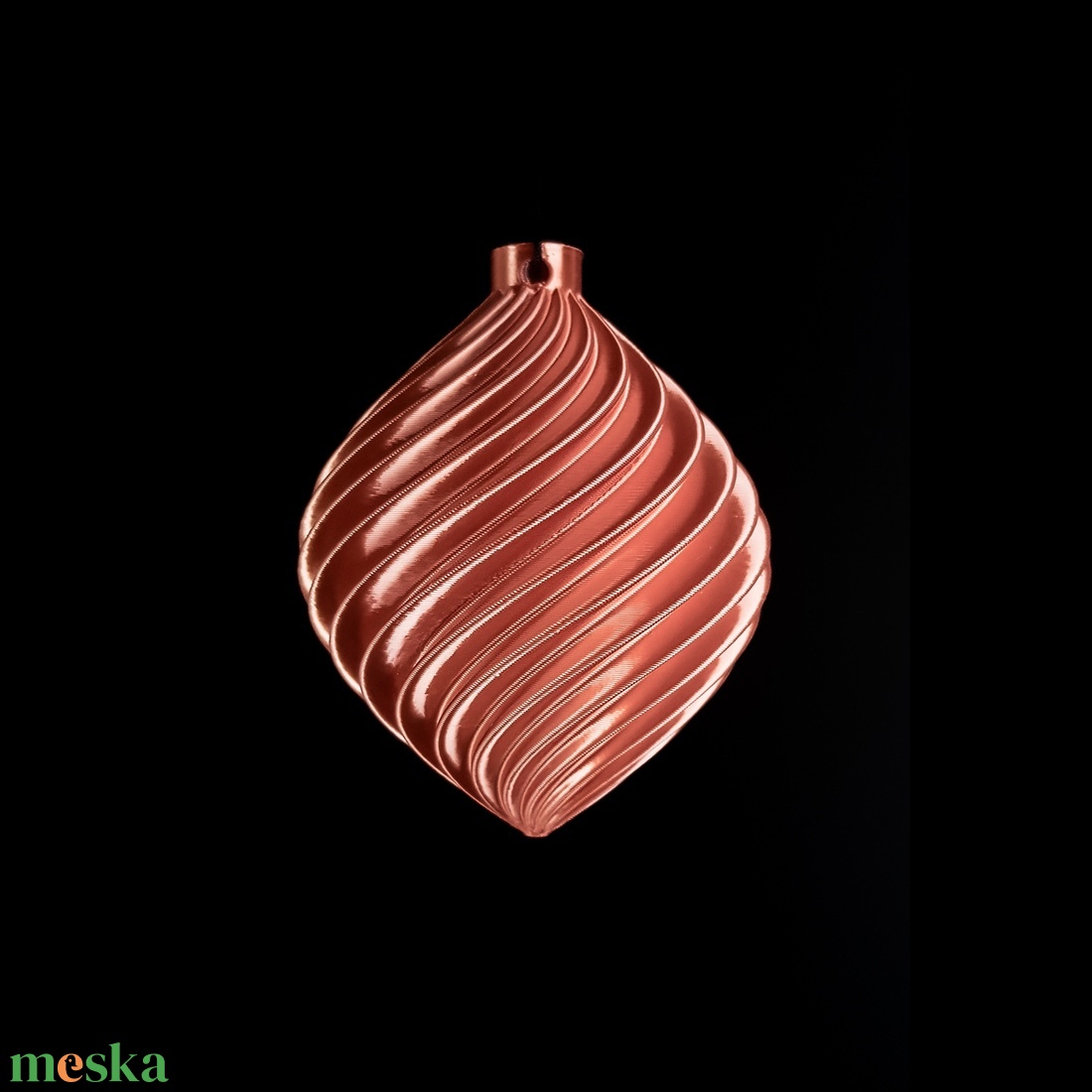 Spirál gyöngy karácsonyfadísz - karácsony - karácsonyi lakásdekoráció - karácsonyfadíszek - Meska.hu