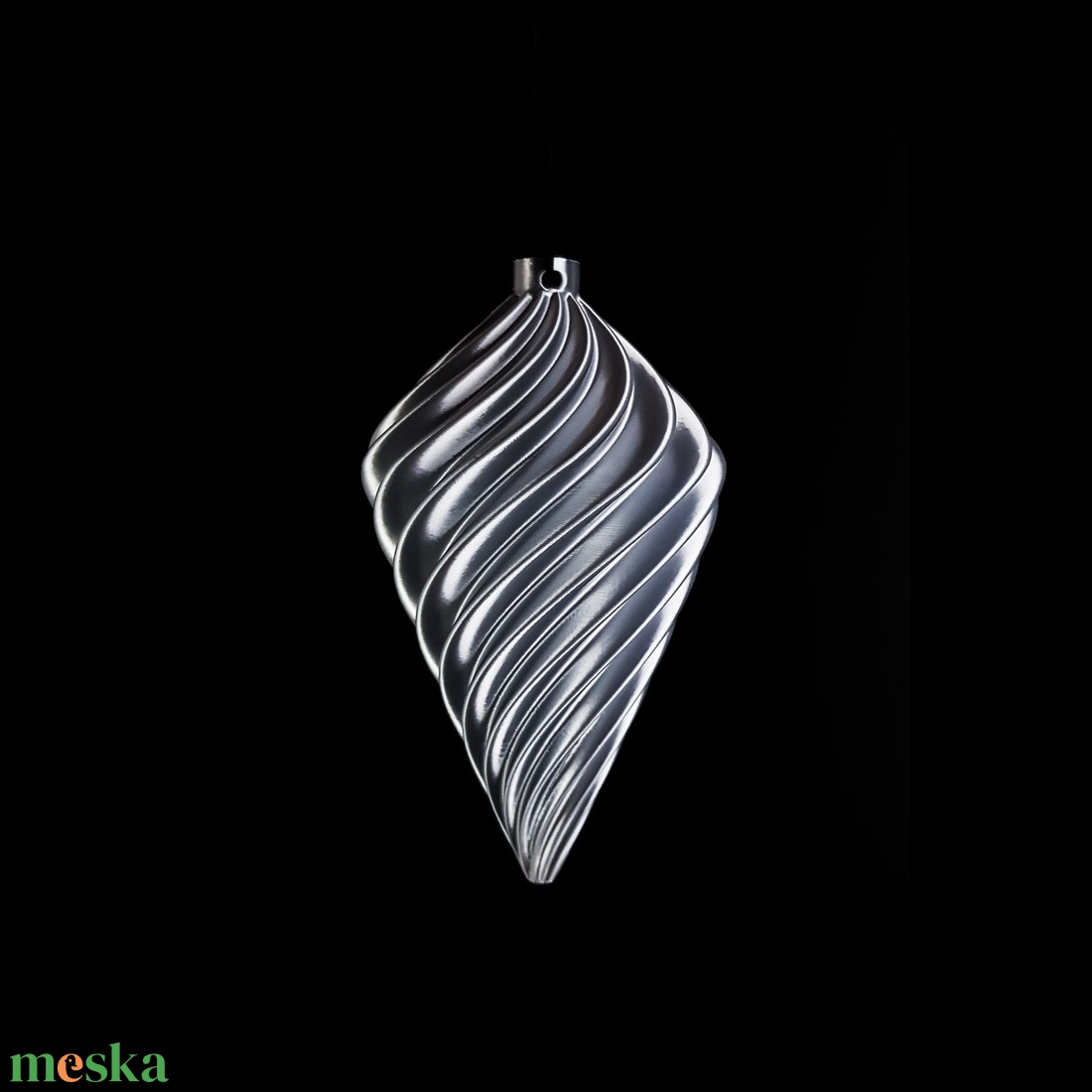 Spirál csepp karácsonyfadísz - karácsony - karácsonyi lakásdekoráció - karácsonyfadíszek - Meska.hu