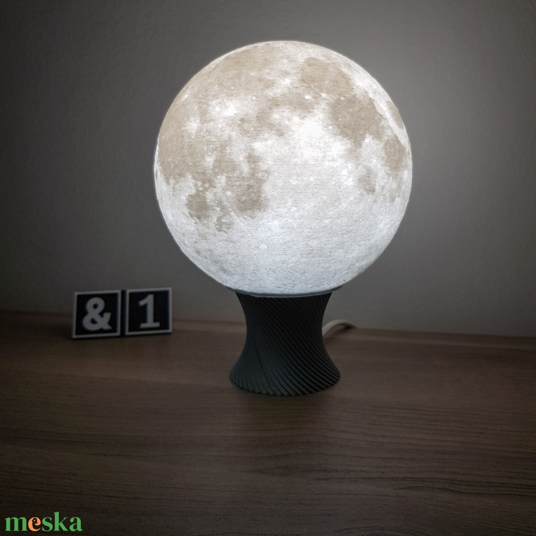 MOONA - Holdlámpa - 15 cm  - otthon & életmód - lámpa - hangulatlámpa - Meska.hu