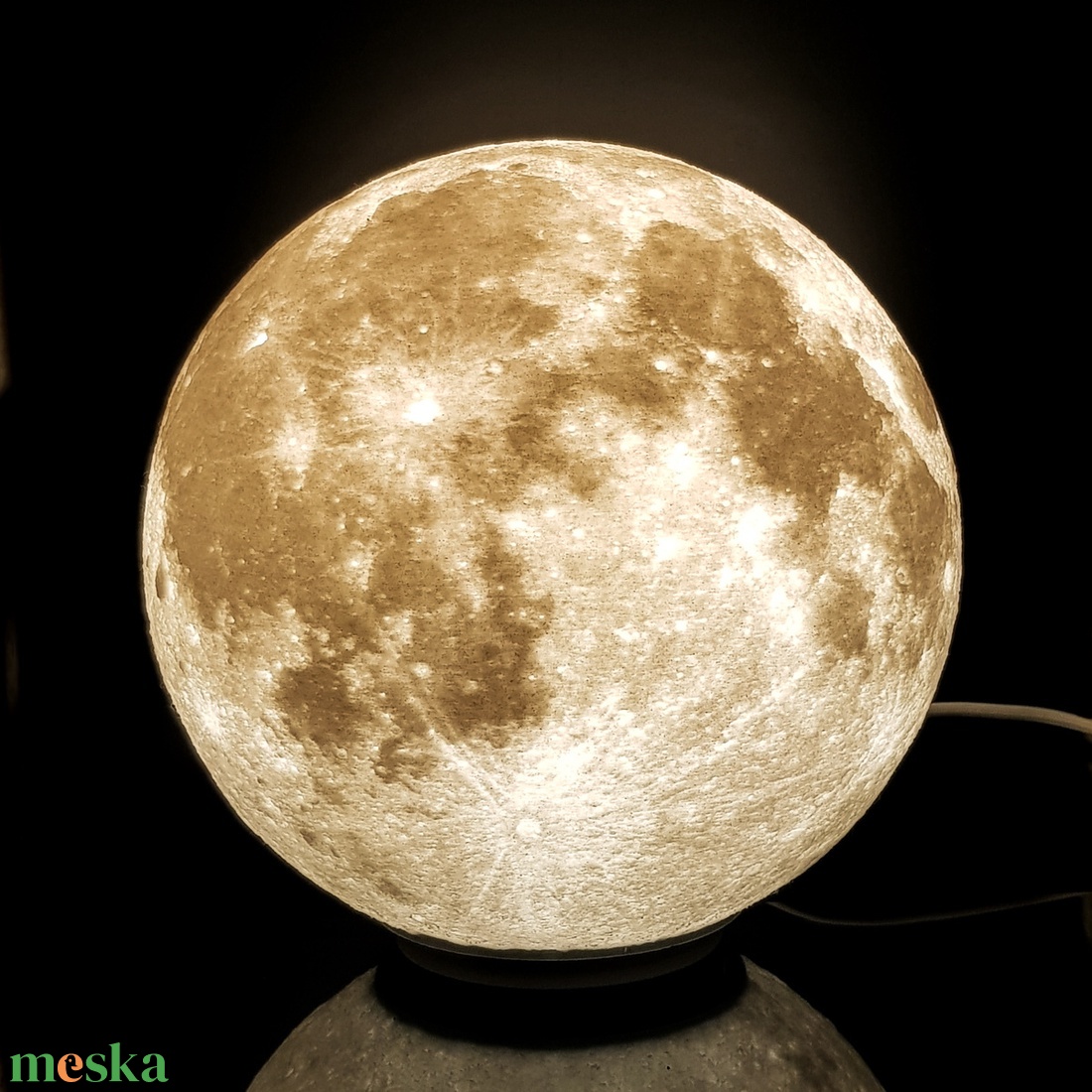 MOONA - Holdlámpa - 24 cm  - otthon & életmód - lámpa - hangulatlámpa - Meska.hu