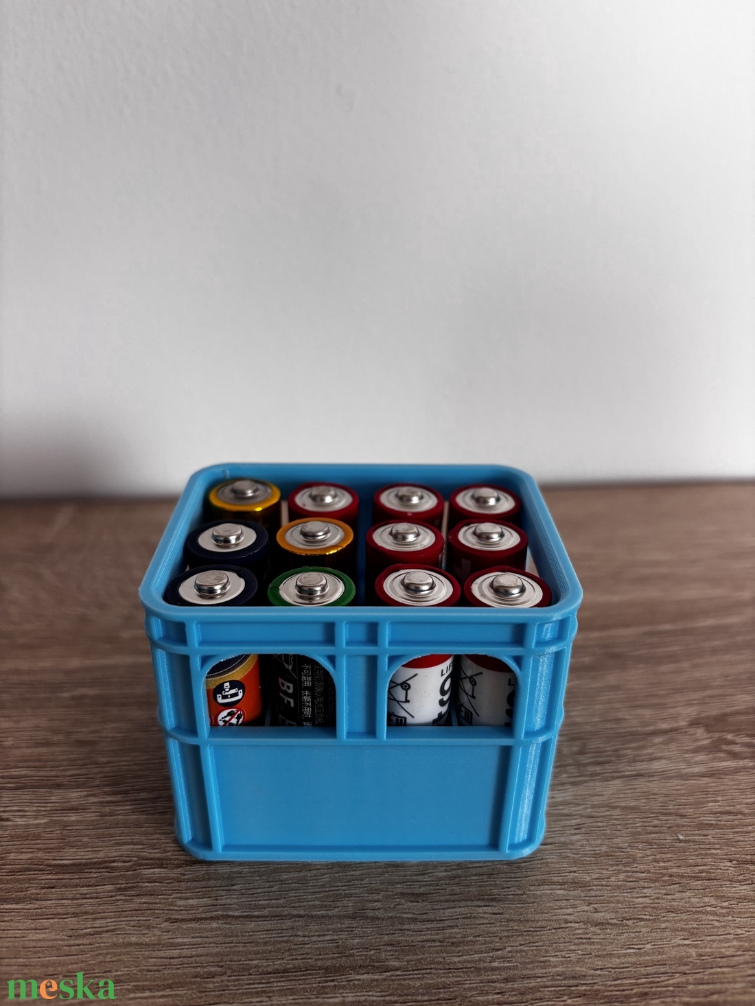 3D nyomtatott AA Elemtartó rekesz - otthon & életmód - tárolás & rendszerezés - tárolókosár - Meska.hu 3D nyomtatott AA Elemtartó rekesz - otthon & életmód - tárolás & rendszerezés - tárolókosár - Meska.hu