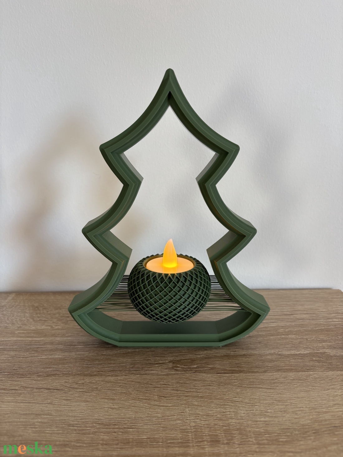 3D nyomtatott - karácsony - karácsonyi lakásdekoráció - karácsonyi lakásdíszek - Meska.hu