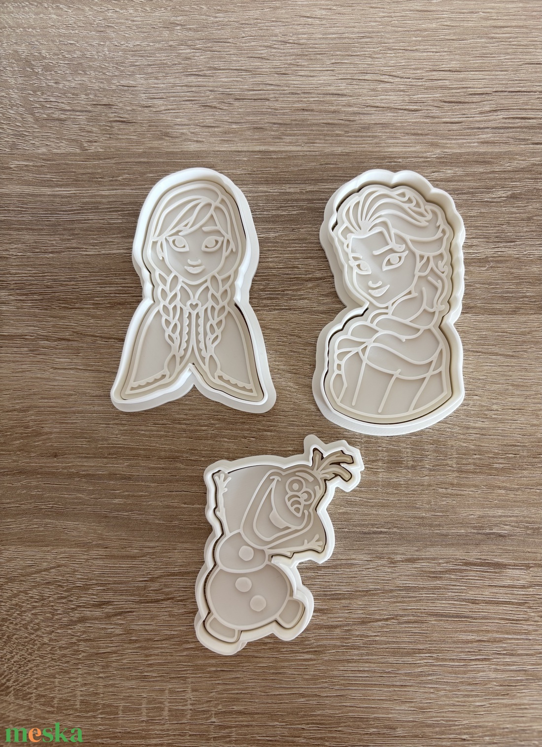 3D nyomtatott jégvarázs sütikiszúró szett - karácsony - karácsonyi sütés-főzés - Meska.hu