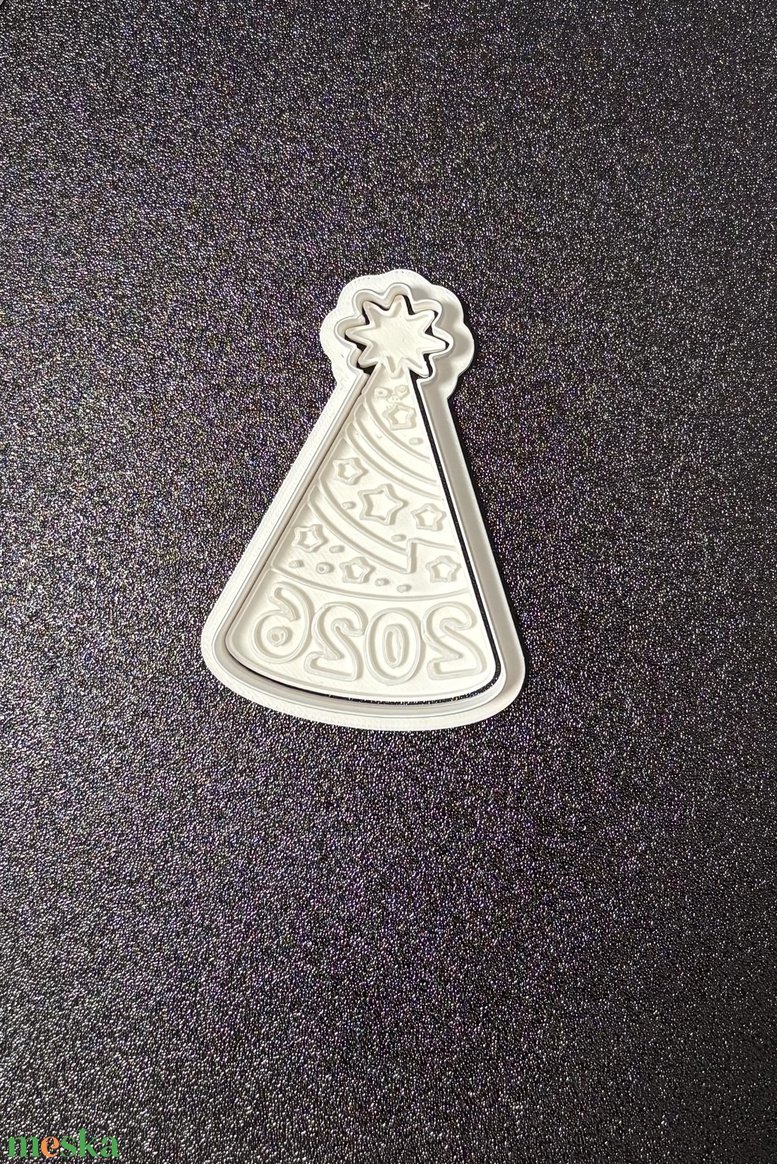 3D nyomtatott újévi sütikiszúró - otthon & életmód - konyhafelszerelés, tálalás - sütés, főzés - sütikiszúró - Meska.hu