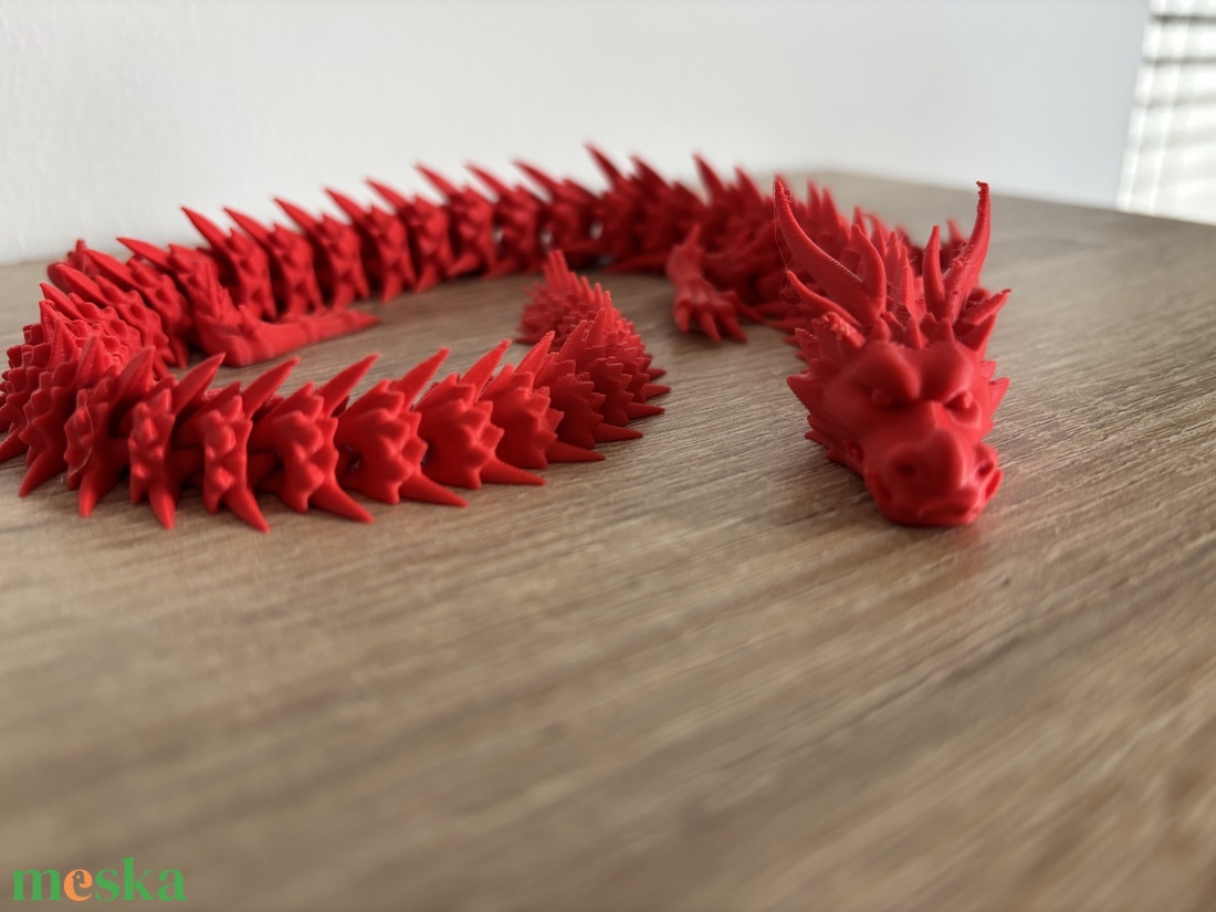3D nyomtatott mozgatható sárkány - játék & sport - plüssállat & játékfigura - más figura - Meska.hu