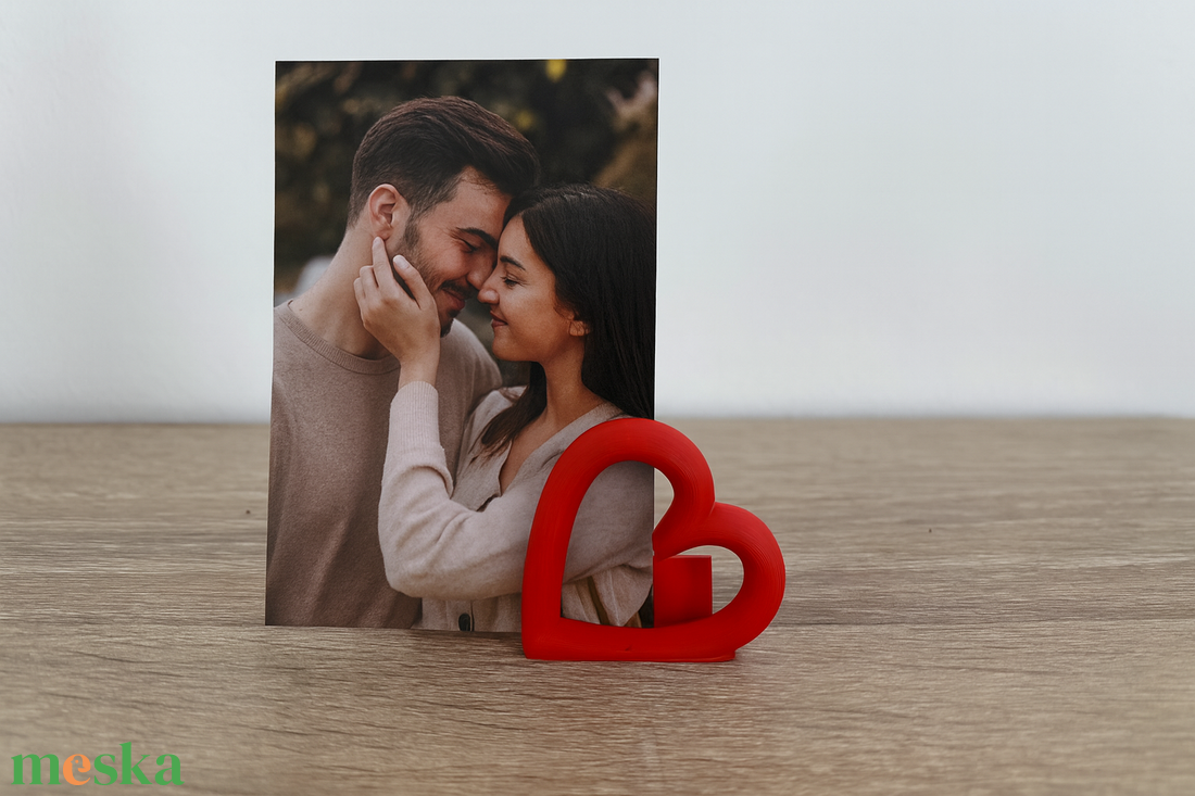 Szív alakú képtartó  - otthon & életmód - dekoráció - kép & falikép - képkeret - Meska.hu