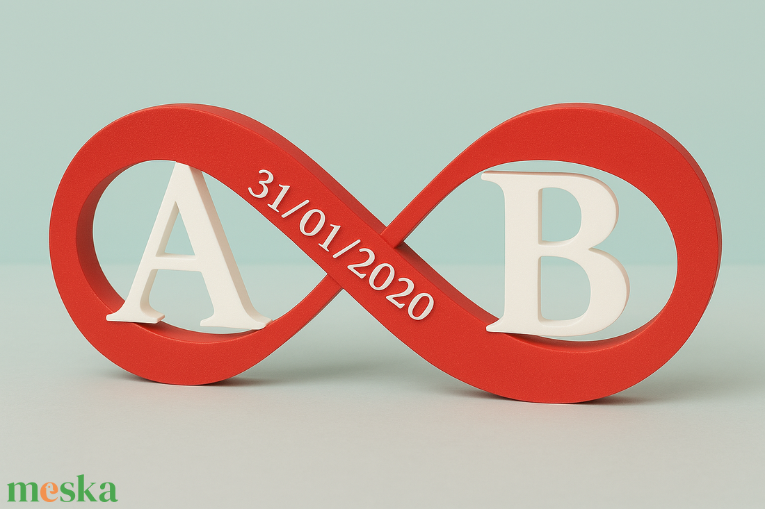 3D nyomtatott Valentin-napi végtelen dekor -  - Meska.hu