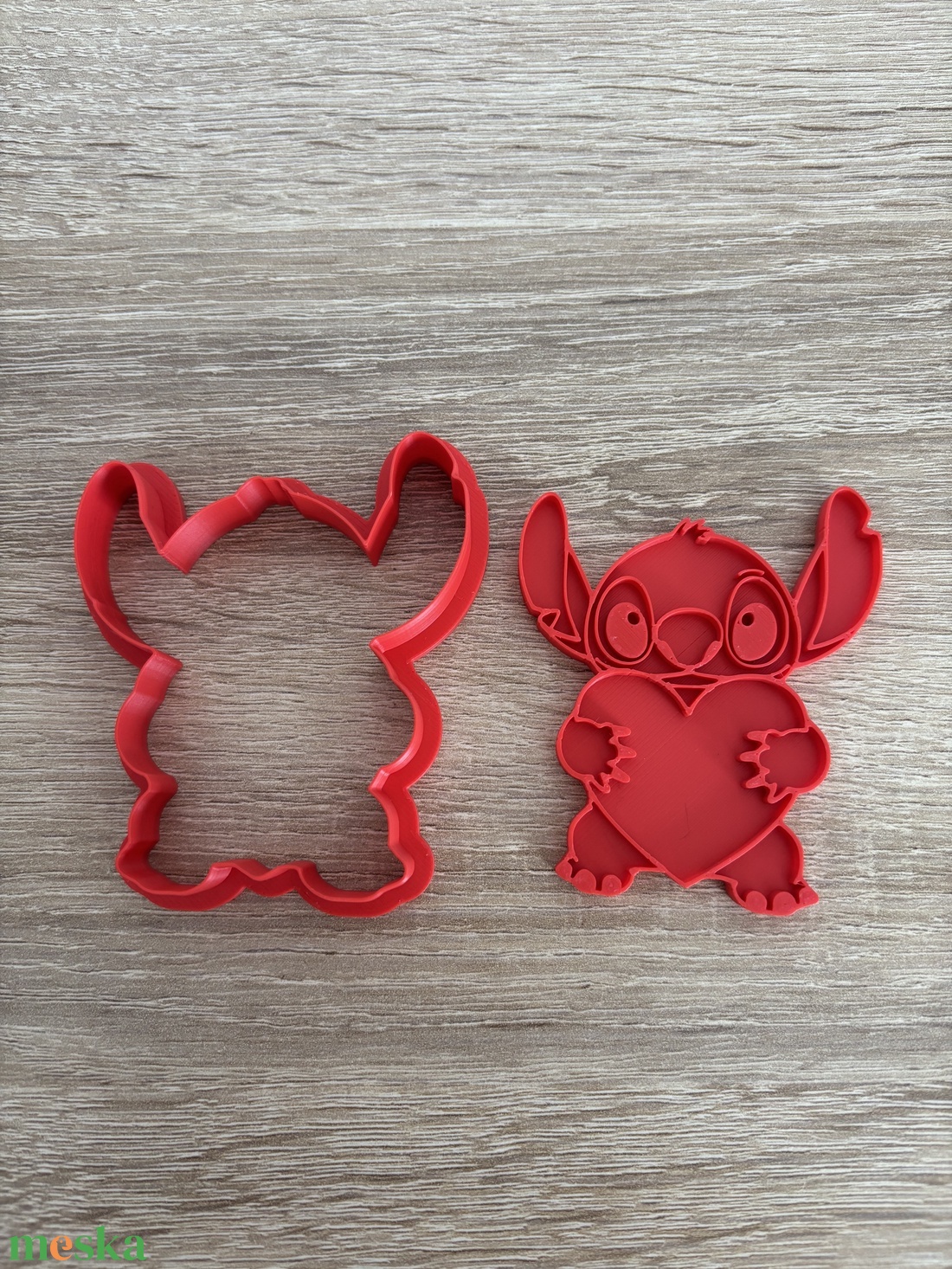 3D nyomtatott Stitch sütikiszúró Valentin-napra - otthon & életmód - konyhafelszerelés, tálalás - sütés, főzés - sütikiszúró - Meska.hu
