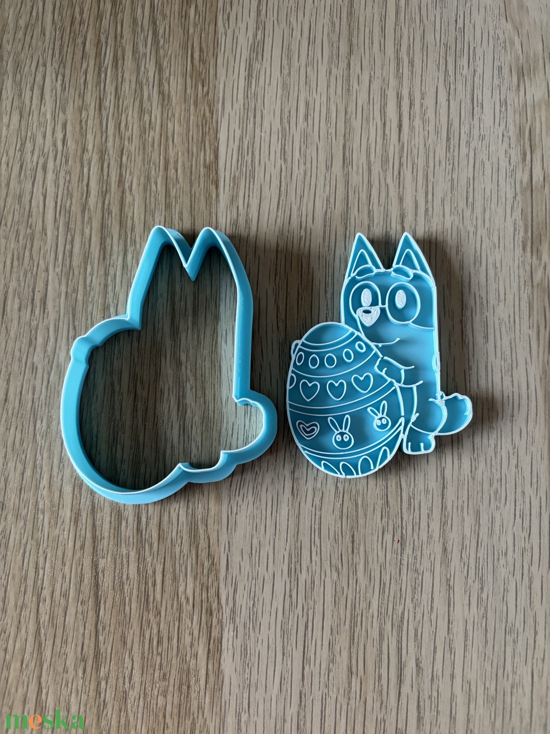 Húsvéti Bluey sütikiszúró - ünnepi díszek, dekorációk - húsvéti díszek és dekorációk - húsvéti sütikiszúró - Meska.hu