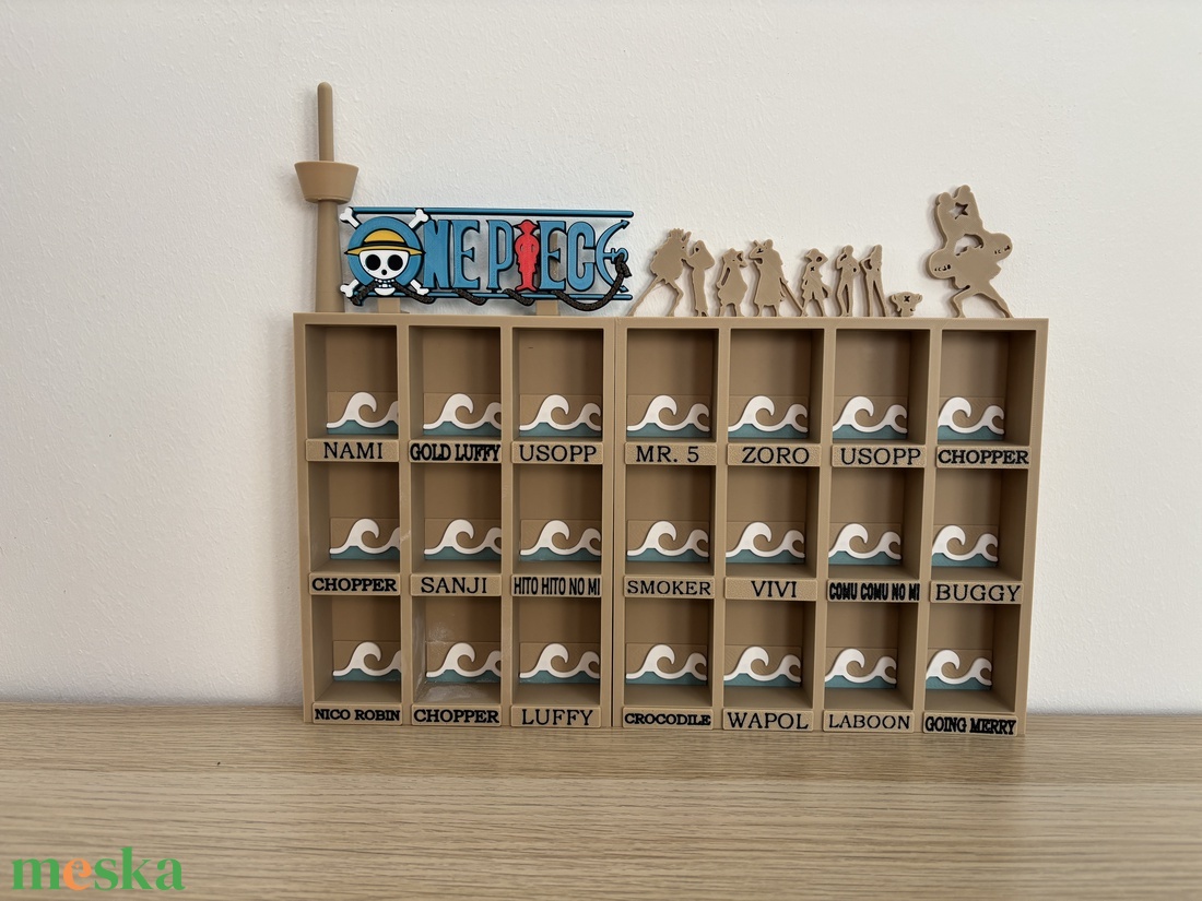 Kinder Joy One Piece állvány, egyedi saját készítésű - otthon & életmód - dekoráció - asztal és polc dekoráció - dekorációs tál, tartó - Meska.hu