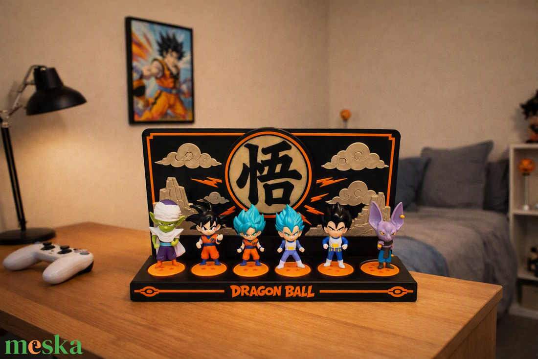 Dragon Ball Bruger King figura állvány - otthon & életmód - dekoráció - asztal és polc dekoráció - dekorációs tál, tartó - Meska.hu