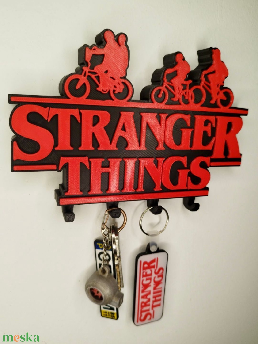 Stranger Things Világitós kép - otthon & életmód - dekoráció - kép & falikép - 3d képek - Meska.hu