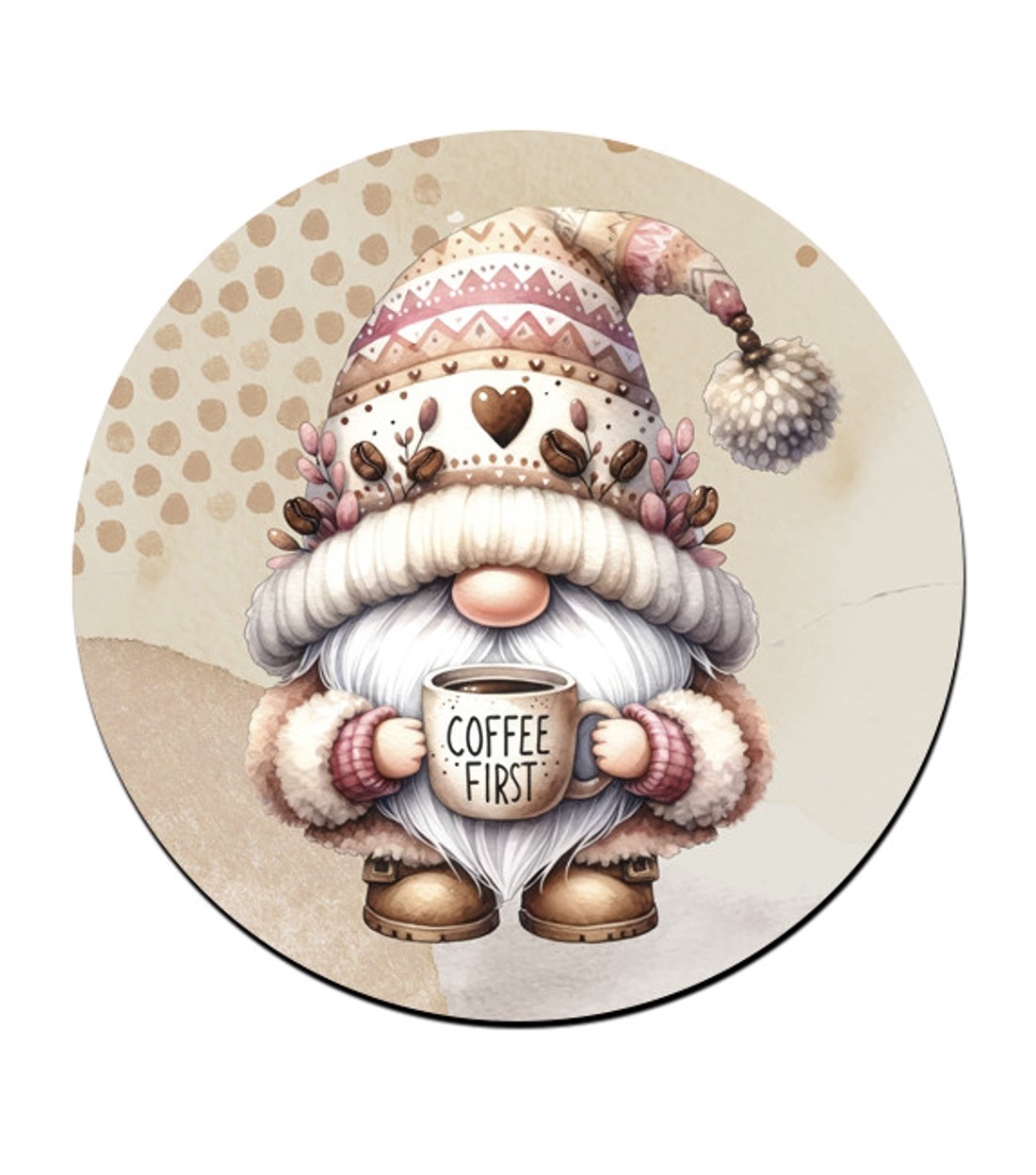 6 db tündéri Kávés manós poháralátét szett (#64) -  - Meska.hu