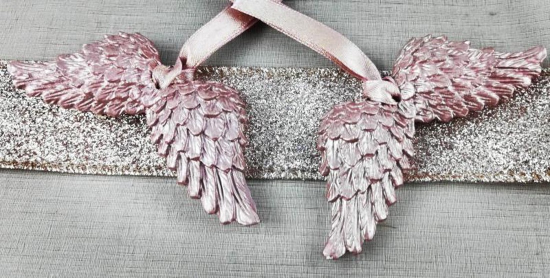 Angyalszárny - rózsaarany - kellékek & szerszámok - dekorációs kellékek - Meska.hu