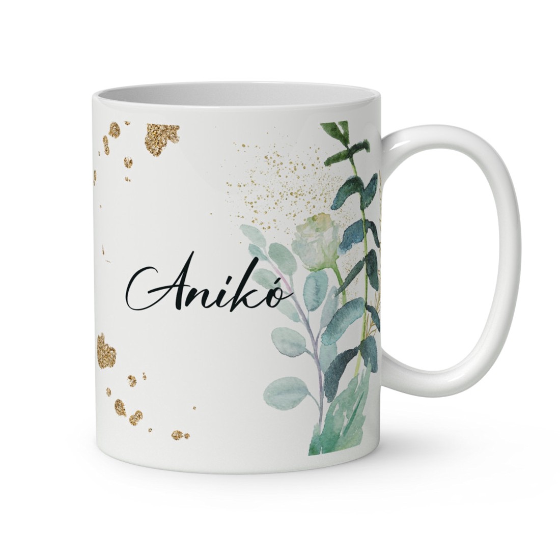 Kérd a neveddel - Tündéri őzike mintás bögre - otthon & életmód - konyhafelszerelés, tálalás - tálalás - bögre & csésze - Meska.hu