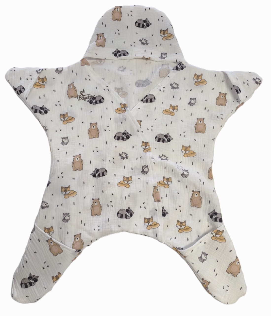 Nyári kánikula Duplagéz csillag/mintás rendelhető - baba - mama - babaruházat - tipegőhálózsák - Meska.hu