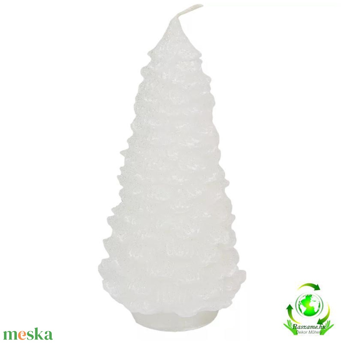 Kontúros fenyőfa gyertya 75x145mm - fehér - kellékek & szerszámok - dekorációs kellékek - dekorációs gyertya - Meska.hu Kontúros fenyőfa gyertya 75x145mm - fehér - kellékek & szerszámok - dekorációs kellékek - dekorációs gyertya - Meska.hu