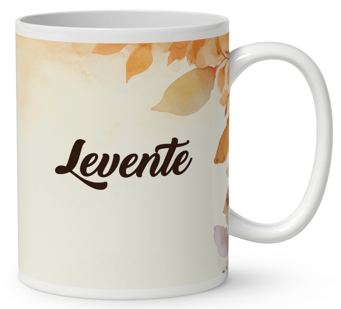 Névvel kérhető - Kandallós őszi manó mintás bögre - otthon & életmód - konyhafelszerelés, tálalás - tálalás - bögre & csésze - Meska.hu