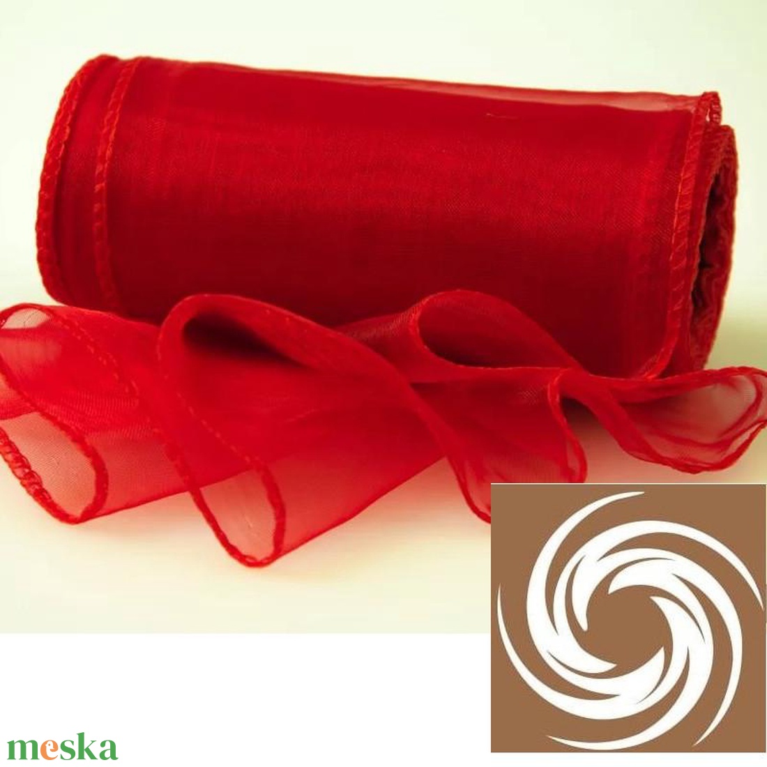 Organza tekercs - piros - kellékek & szerszámok - méteráru - dekorációs alapanyag - Meska.hu Organza tekercs - piros - kellékek & szerszámok - méteráru - dekorációs alapanyag - Meska.hu