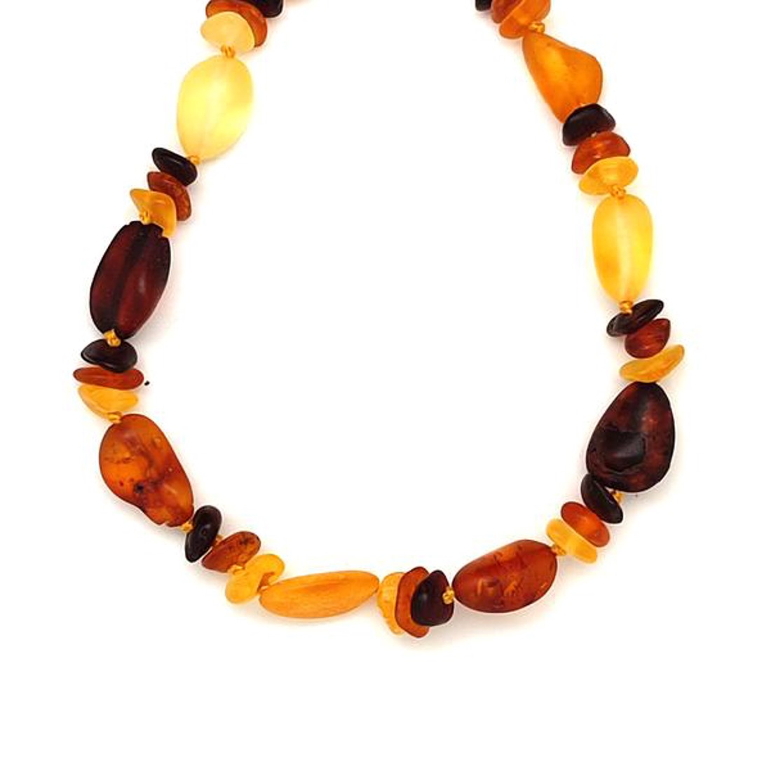 Borostyán matt pebble 6-9x8-17mm nyaklánc 50cm - ékszer - nyaklánc - hosszú nyaklánc - Meska.hu Borostyán matt pebble 6-9x8-17mm nyaklánc 50cm - ékszer - nyaklánc - hosszú nyaklánc - Meska.hu