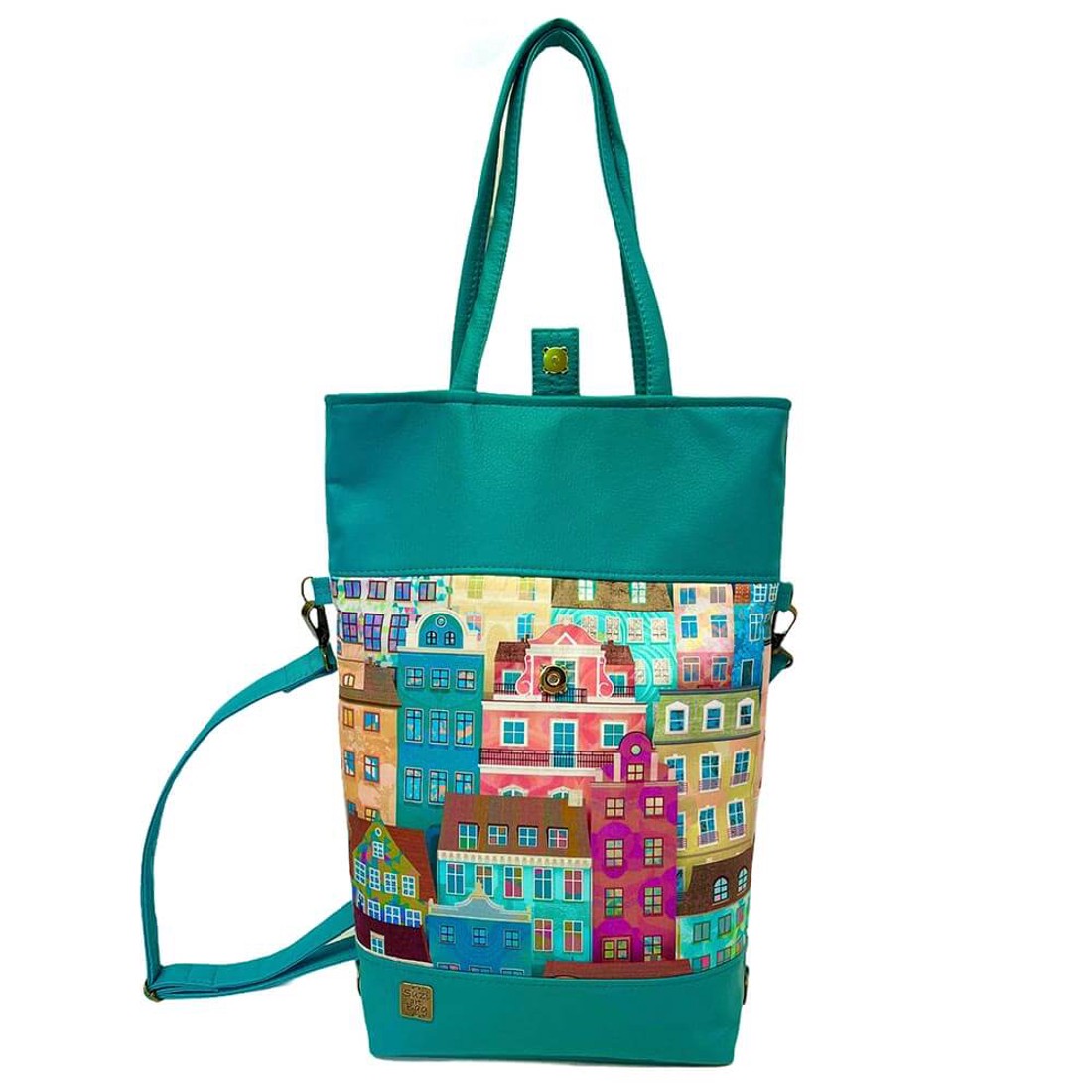 SuziartBag Türkiz házikós 3in1 táska - táska & tok - kézitáska & válltáska - válltáska - Meska.hu SuziartBag Türkiz házikós 3in1 táska - táska & tok - kézitáska & válltáska - válltáska - Meska.hu