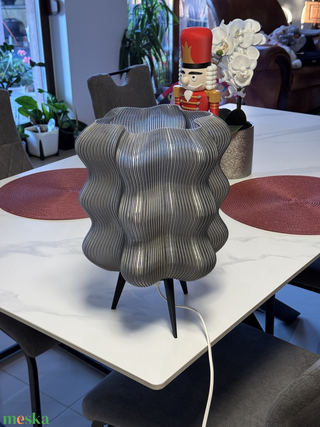 Üveghatású 3D nyomtatott design lámpa � E27 - otthon & életmód - lámpa - asztali lámpa - Meska.hu