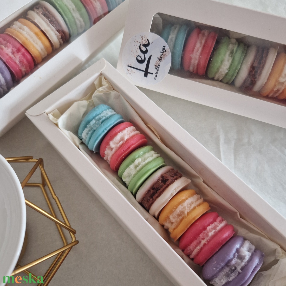 Macaron box - otthon & életmód - gyertya, illat, aroma - illatviasz - Meska.hu Macaron box - otthon & életmód - gyertya, illat, aroma - illatviasz - Meska.hu