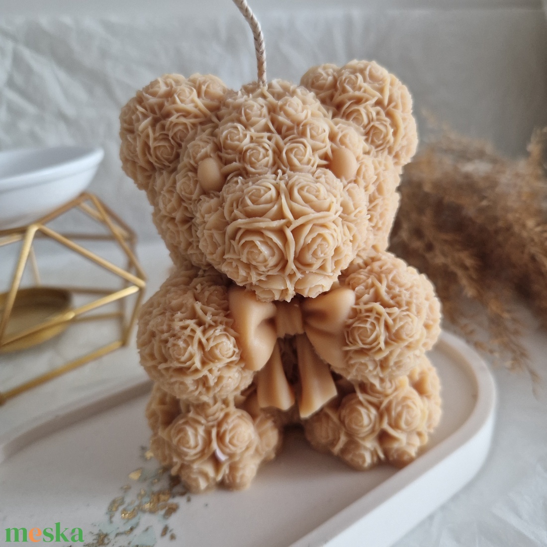 Rose bear candle - esküvő - dekoráció - gyertya & gyertyatartó - Meska.hu Rose bear candle - esküvő - dekoráció - gyertya & gyertyatartó - Meska.hu