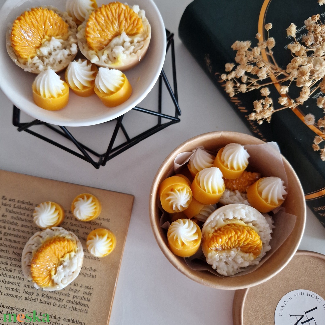 Mandarintorta illatviasz - otthon & életmód - gyertya, illat, aroma - illatviasz - Meska.hu Mandarintorta illatviasz - otthon & életmód - gyertya, illat, aroma - illatviasz - Meska.hu