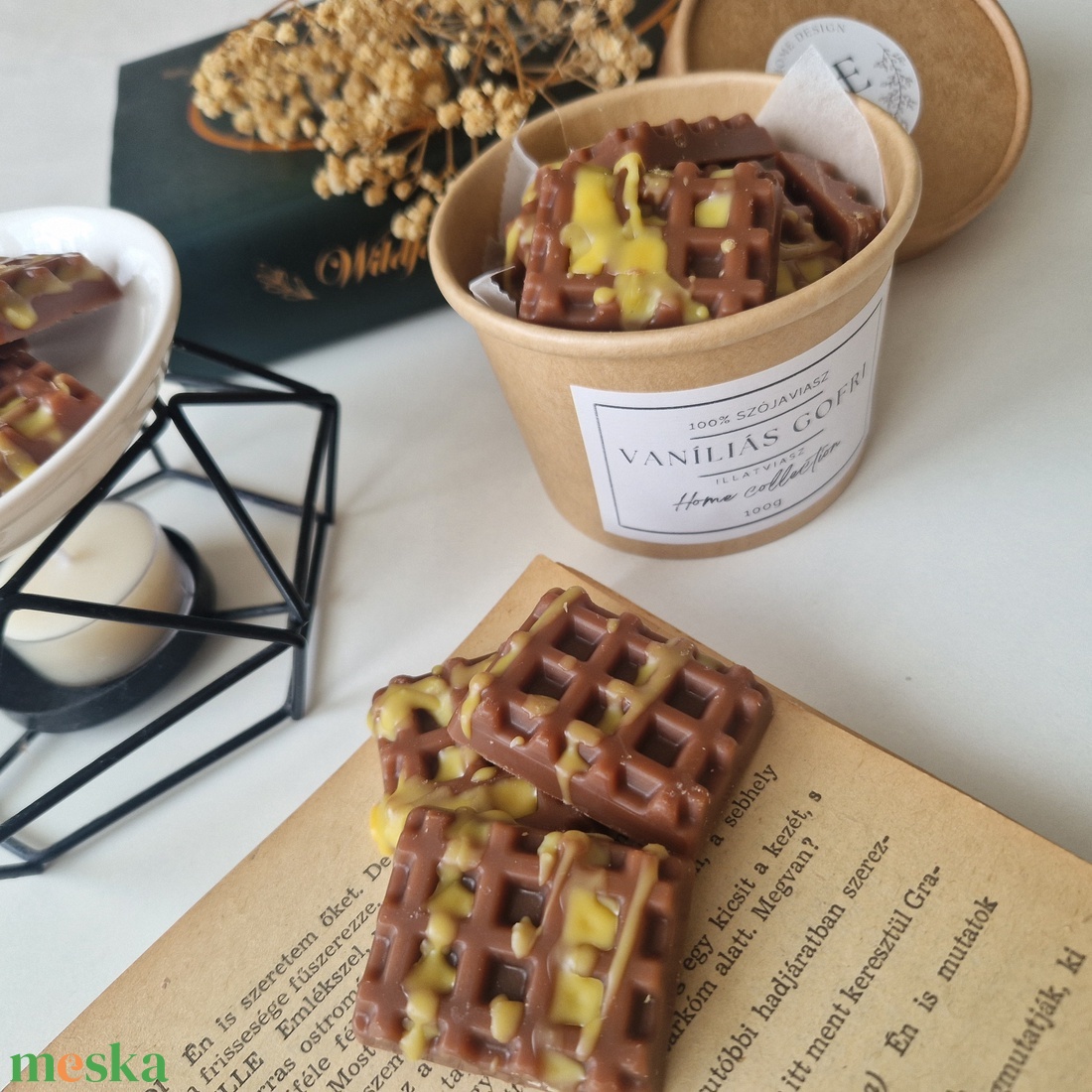 Vaníliás gofri illatviasz - otthon & életmód - gyertya, illat, aroma - illatviasz - Meska.hu Vaníliás gofri illatviasz - otthon & életmód - gyertya, illat, aroma - illatviasz - Meska.hu