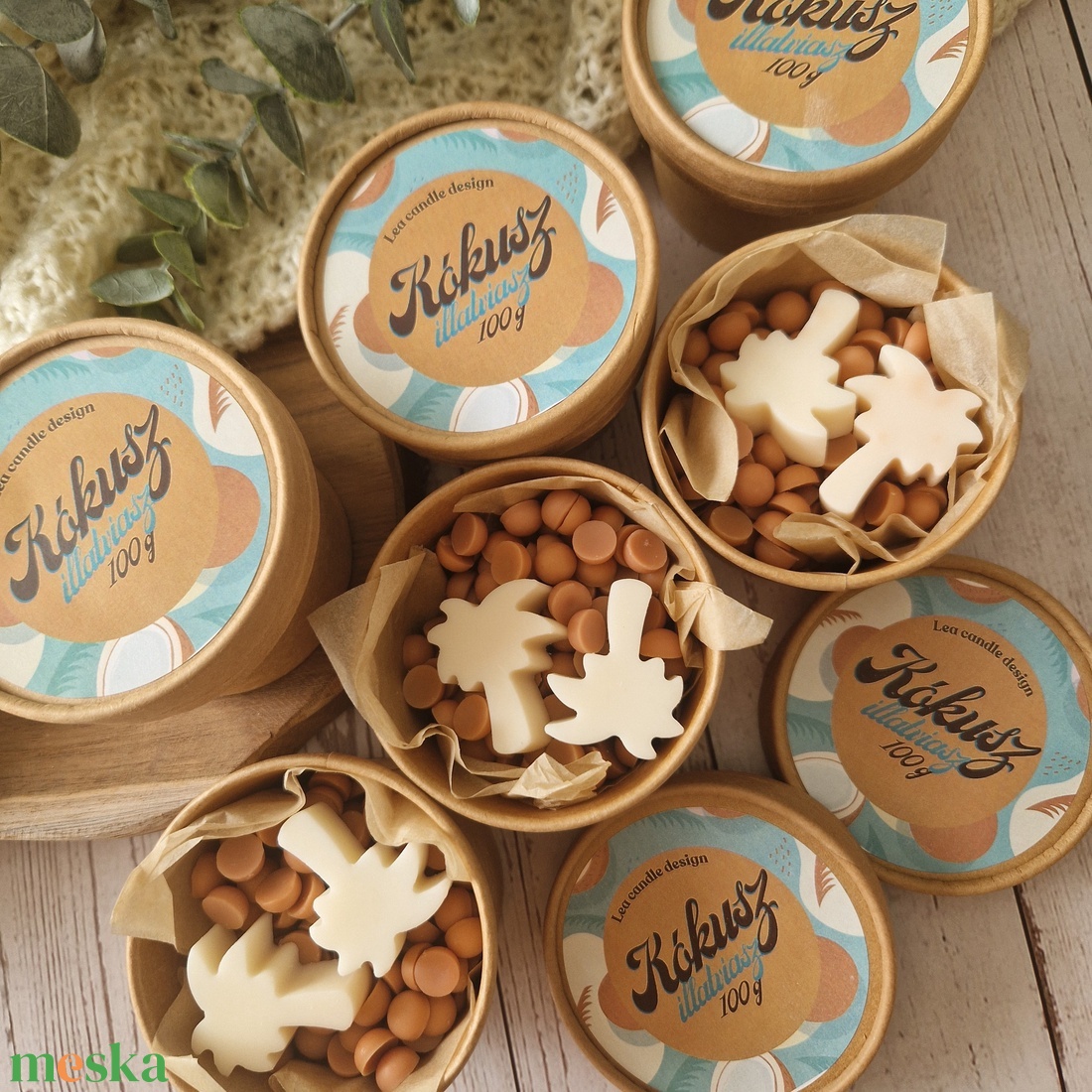 Kókusz illatviasz - otthon & életmód - gyertya, illat, aroma - illatviasz - Meska.hu Kókusz illatviasz - otthon & életmód - gyertya, illat, aroma - illatviasz - Meska.hu