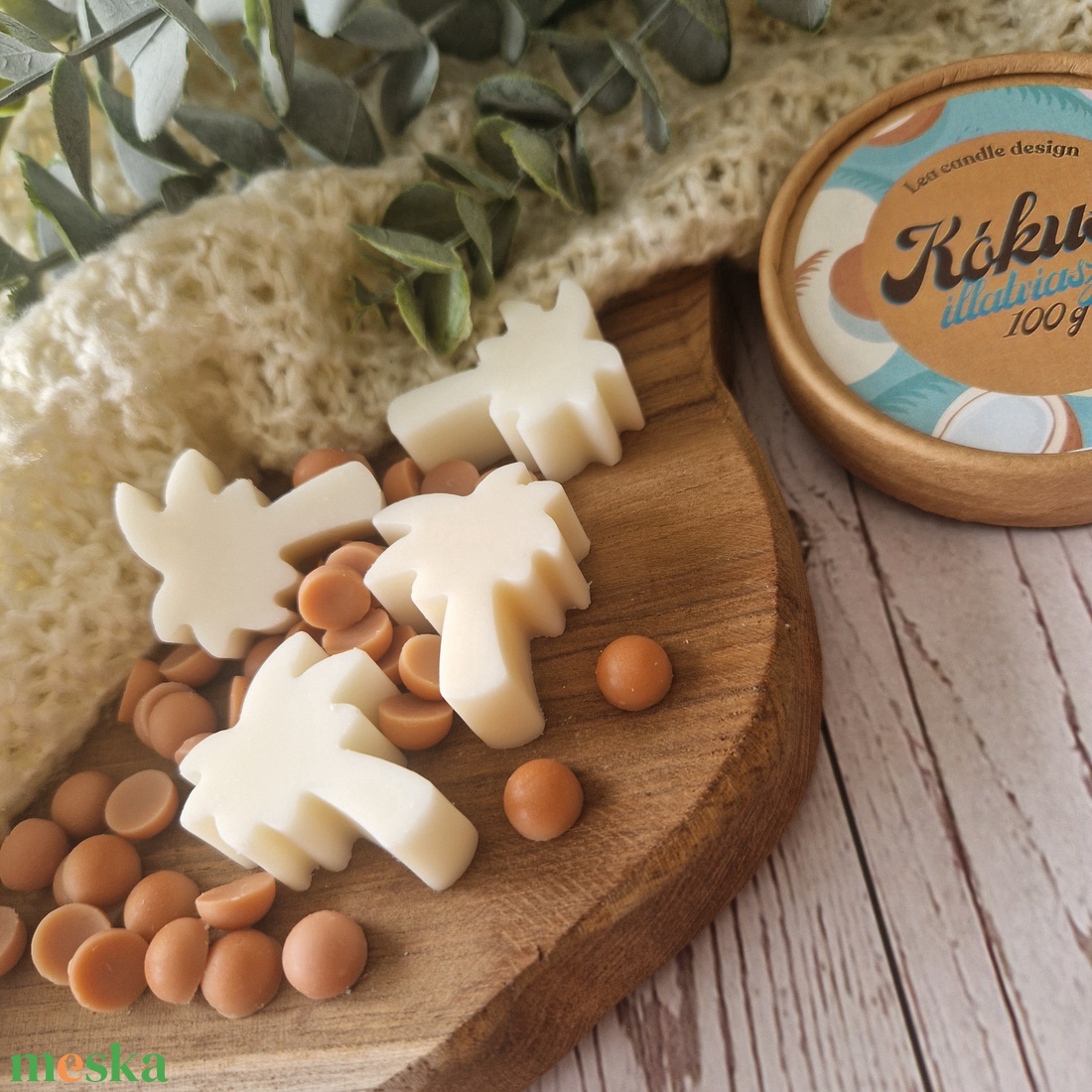 Kókusz illatviasz - otthon & életmód - gyertya, illat, aroma - illatviasz - Meska.hu Kókusz illatviasz - otthon & életmód - gyertya, illat, aroma - illatviasz - Meska.hu