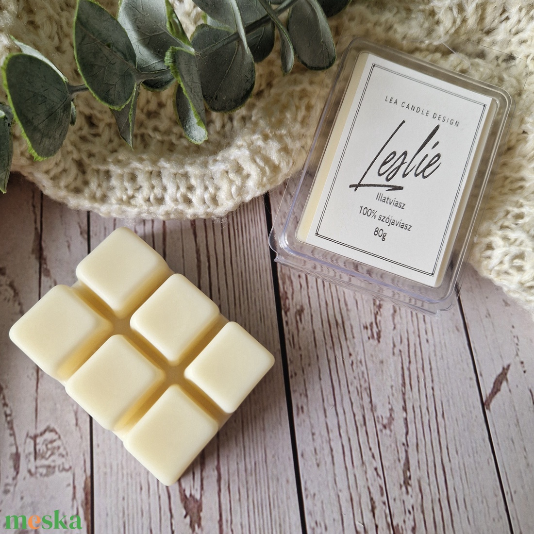 Leslie parfüm illatú illatviasz  - otthon & életmód - gyertya, illat, aroma - illatviasz - Meska.hu