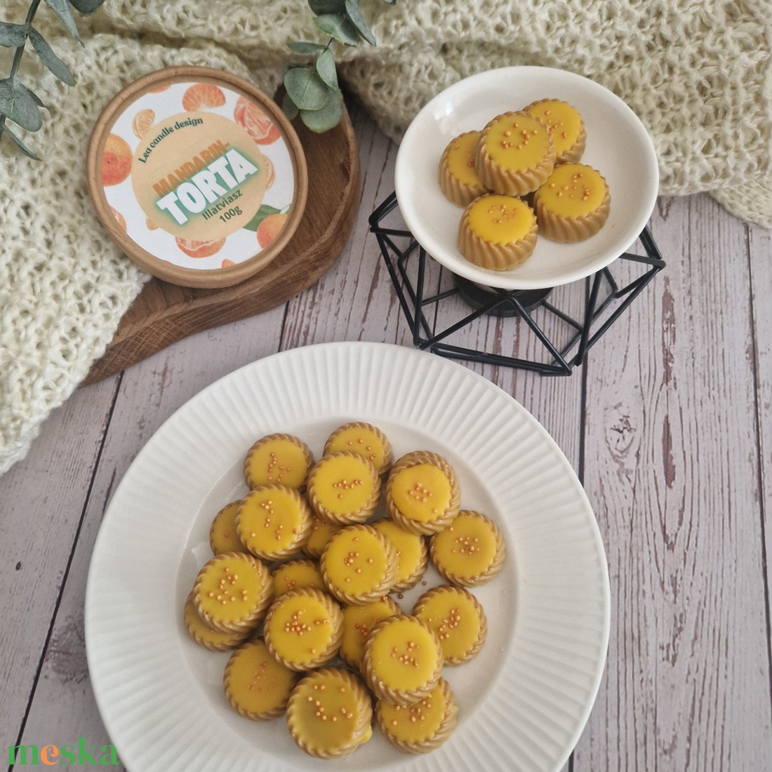 Mandarintorta illatviasz - otthon & életmód - gyertya, illat, aroma - illatviasz - Meska.hu Mandarintorta illatviasz - otthon & életmód - gyertya, illat, aroma - illatviasz - Meska.hu